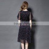 MAXNEGIO Long Summer Lady Dresses Elegant Design Fashion Chiffon Dress thumbnail-2