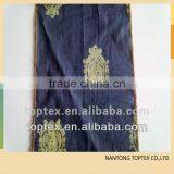 100% Cotton Printed Indigo Denim Fabric for Jeans thumbnail-3