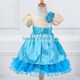 MGOO New Arrival 2015 Red Color Christmas Costumes Dress For Kids Little Girl Muslim Party Dress L069 thumbnail-4