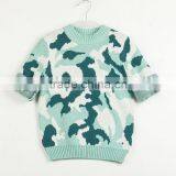 New Arrival Hand-made Sweater Design For Kid Wear Spring Children Clothes Camouflage thumbnail-4