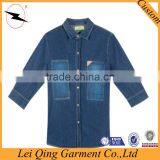 Fashion Long Sleeve Man Denim Shirt 2015 thumbnail-4