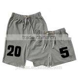 Fashion Trendy Custom 100% Cotton Printed Couple Beach Shorts Factory thumbnail-5