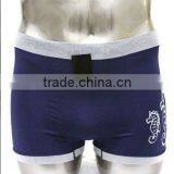 Wholesale Men Underwear Sea Horse Emblem Seamless Boxer Short thumbnail-1