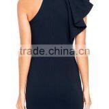 Runwaylover EY2212D Hot Style 2017 Ladies Elegant Falbala Sleeve Bandage Dress thumbnail-2