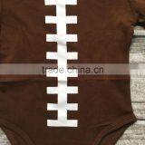 Free Shipping Baby Boy Football Season Clothing Infant Toddler Boys Romper Children Football Romper Toddler Boys Outfits thumbnail-2