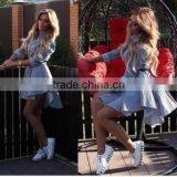 Women Clothing Latest Fashion Dress Design Crochet Lace Causal Sun Dresses thumbnail-5