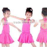 2014- Shining Cheap Spaghetti Strap Tassels Skirt Ballroom Latin Dance Dress thumbnail-1
