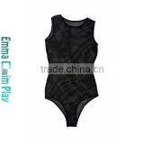 New Sexy Design Black Fishnet Bodysuit With Buttons for Ladies thumbnail-1