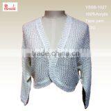 Hollow Sweater 100%Acrylic Tape Yarn Lady Top Sweater Fashion Dress thumbnail-1