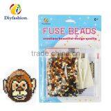 Diyfashion 5mm Mini Hama Perler Fuse Beads Gorilla Set With Pegboard Iron Paper and Twezzer Fuse Beads Set Toys 18001 thumbnail-2