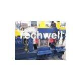 7.5 Kw, 0 - 15 M/min Hydraulic Cutting Tile Roll Forming Machine for Roof Ridge Cap