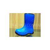 OEM Stylish Blue Kids Half Garden Rain Boots With Water-proof thumbnail-1