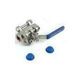 NPT Floating Ball Valve For Oil , Stainless Steel Float Ball Valve With API 6D