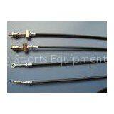 One -To-Three Black Clutch Cables For Motorcycles PE Jacket With S Hook