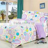 king size wholesale circle printed design 4pc comforter bedding set