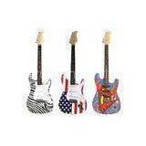 Zebra / Super / Flag Decal Fender ST Style Electric Guitar 39 Inch AG39-ST3 thumbnail-1