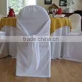Wedding Scuba Chair Cover With Sash Fashion Banquet Chair Cover Scuba Fabric Chair Cover With Sash