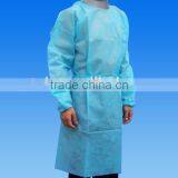 Disposable PP Non-woven Isolation Gown With Elastic Cuff and Strips thumbnail-1