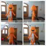 New design!!!HI EN71 customzied sshrimp animal mascot costume with super plush soft,mascot costume for adult size