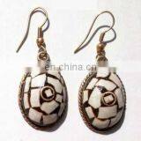 Brass Earring,Alloy Earring,Round Brass Earring thumbnail-1