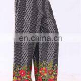 Printed cotton ladies palazzo pants