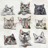 Custom 3d Logo Design Animal Sew on Embroidery Patches