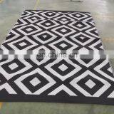 2020 Trending Amazon Oeko Tex Standard Plastic Outdoor Flooring the Black Rug