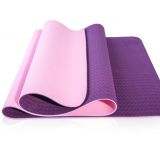 Eco Friendly TPE Yoga Mat Y8 Wide Thick Workout Exercise Mat, Non Slip Grip Pilates Mats, Body Alignment System, Tear Resistant.