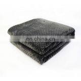 100% Polyester Super Soft Warm Embossed Plaid Plush Waffle Flannel Print Coral Fleece Throw Blanket thumbnail-6