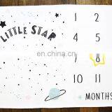 Soft Photography Background Blanket | Newborn Girls or Boys Photo Prop | Best Baby Shower Gift | Months Watch Me Grow thumbnail-3