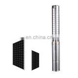 4PII/6PII 4 Inch Deep Well Submersible Borehole Kit 12v dc Solar Stainless Steel Impeller Multistage Agriculture Water Pump thumbnail-2