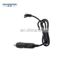 Angle DC Plug(tunning Fork) 1M Length,0.5MM2 Car Cigarette Lighter Extension Cable