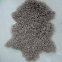 Natural Curly Fur Tibetan Sheep Skin Fur Blankets Carpet Real Animal Fur thumbnail-5