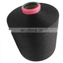 Wholesale Covered Yarn 150d 48f Polyester Yarn Dty 20D Spandex Air Covered Yarn for Ear Elastic Band Loop