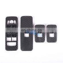 For Land Rover Discovery Sport 2015 2016 2017 ABS Carbon Fiber Window Lift Switch Button Cover Trim Car Accessories 4pcs thumbnail-1
