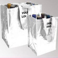 Super Strong Promotional Matt Laminated PP Woven Shopping Luggage Packing Bag With Zipper Luggage Shopping Bag thumbnail-3