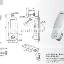MS718 Sell Black Powder Coated Zinc Alloy Industrial Cabinet Plane Lock thumbnail-5