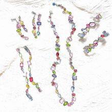 Swarovsky Rings Gema Drop Earrings 5613737 Sparkling Necklace 55613738 Round Mujer Cristales Bracelet 5613739 thumbnail-4