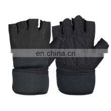Custom Hand Workout Weightlifting Fitness Workout Gloves Men Weight Lifting Gym Gloves With Wrist Support thumbnail-3