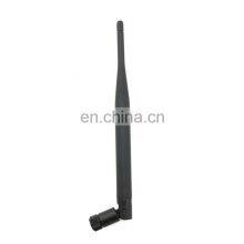 Base Station Black Rubber Whip Two Section Dipole Antenna