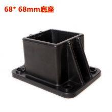 Balcony Guardrail Accessories Aluminum Alloy Fence Post Cap Base thumbnail-3