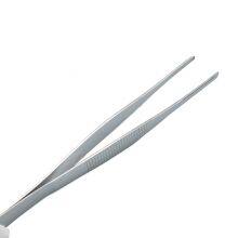 Tweezer Handle Non Slip Pointed/curved Stainless Steel Precision Stiffening Forceps 430 Material Quality thumbnail-2