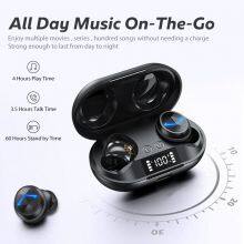 New C6 TWS HD Stereo Wireless Noise Cancelling Sport Game Sweatproof Fingerprint Touch Earphones thumbnail-6