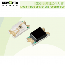 1206 SMD Infrared (IR) Pair, IR Diode Pair for Light Control, Linear Dimming, Newopto