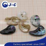 ox Horn Shape Buttons,white Pearl Lip Sea Shell,black MOP,mother of Shell Blank Quality Choice thumbnail-3