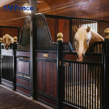 Außenbereich, starke, tragbare, modulare Pferdestallwände mit anpassbarem Design und hochwertigem Stil, 3D-Modellierung, für landwirtschaftliche Zwecke thumbnail-1