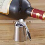 Stainless Steel Vacuum Extraction Fresh Red Wine Cork Stopper Silicone Wine Bottler Stopper With Handle Champine Stopper thumbnail-1