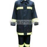 100% Cotton Blue Coveralls With Reflective Tape