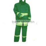 Green Offshore Coverall With Reflective Tape