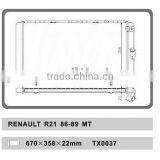 Auto Radiator for RENAULT R21 86-89 MT